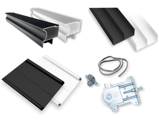 [HB9002NG] KIT DE PLACARD HB 3 MTS NEGRO PREMIUM